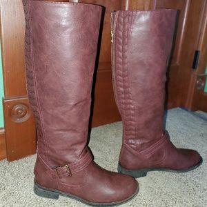 Just Fab Zuri Riding Knee High Boots